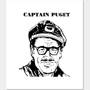 The Captain Puget Show Classic Vintage Seattle TV Posters and Art